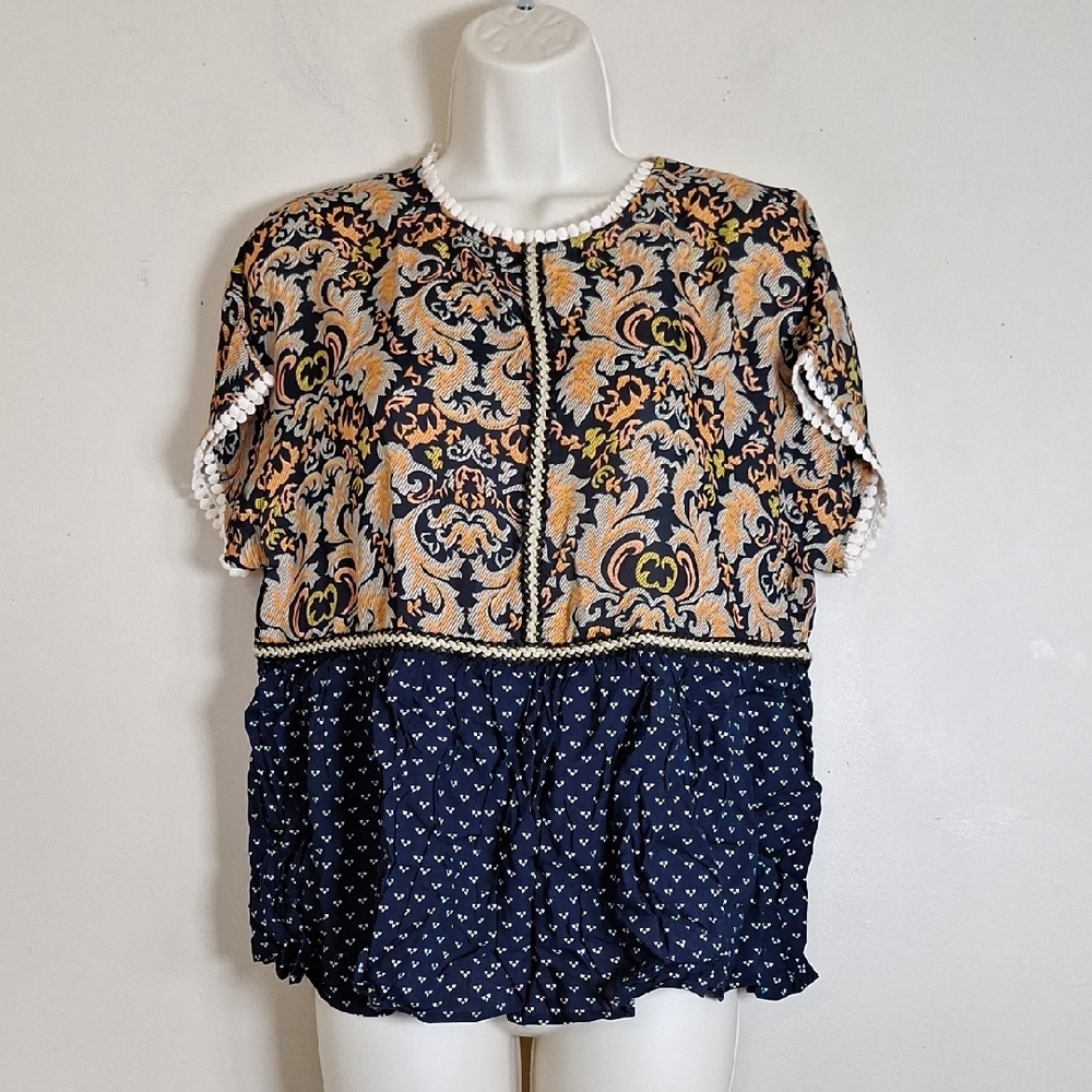 Floral Patterned Women's Top